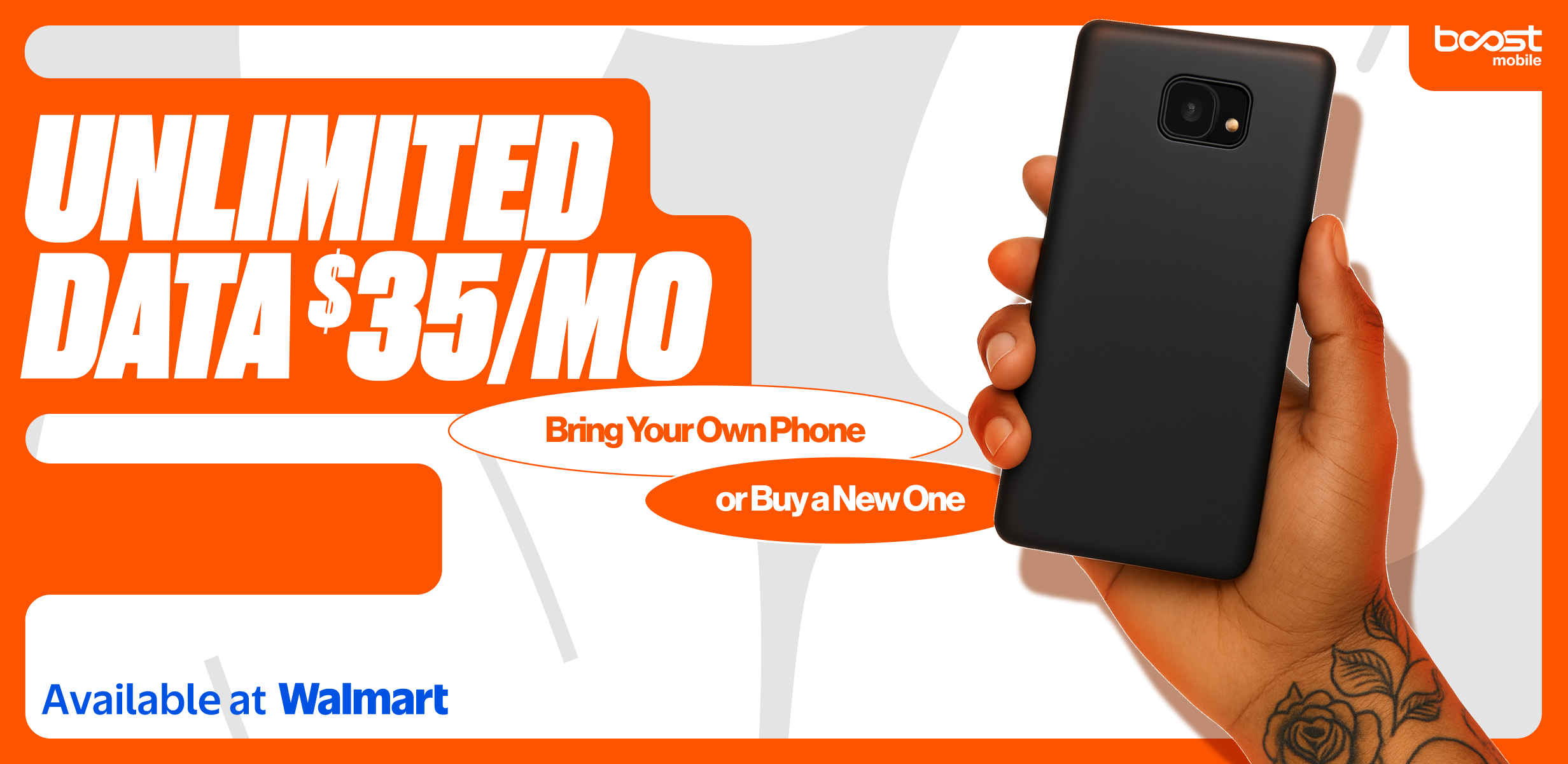 Boost Mobile Great Deals on 5G Phones. Available at Walmart.